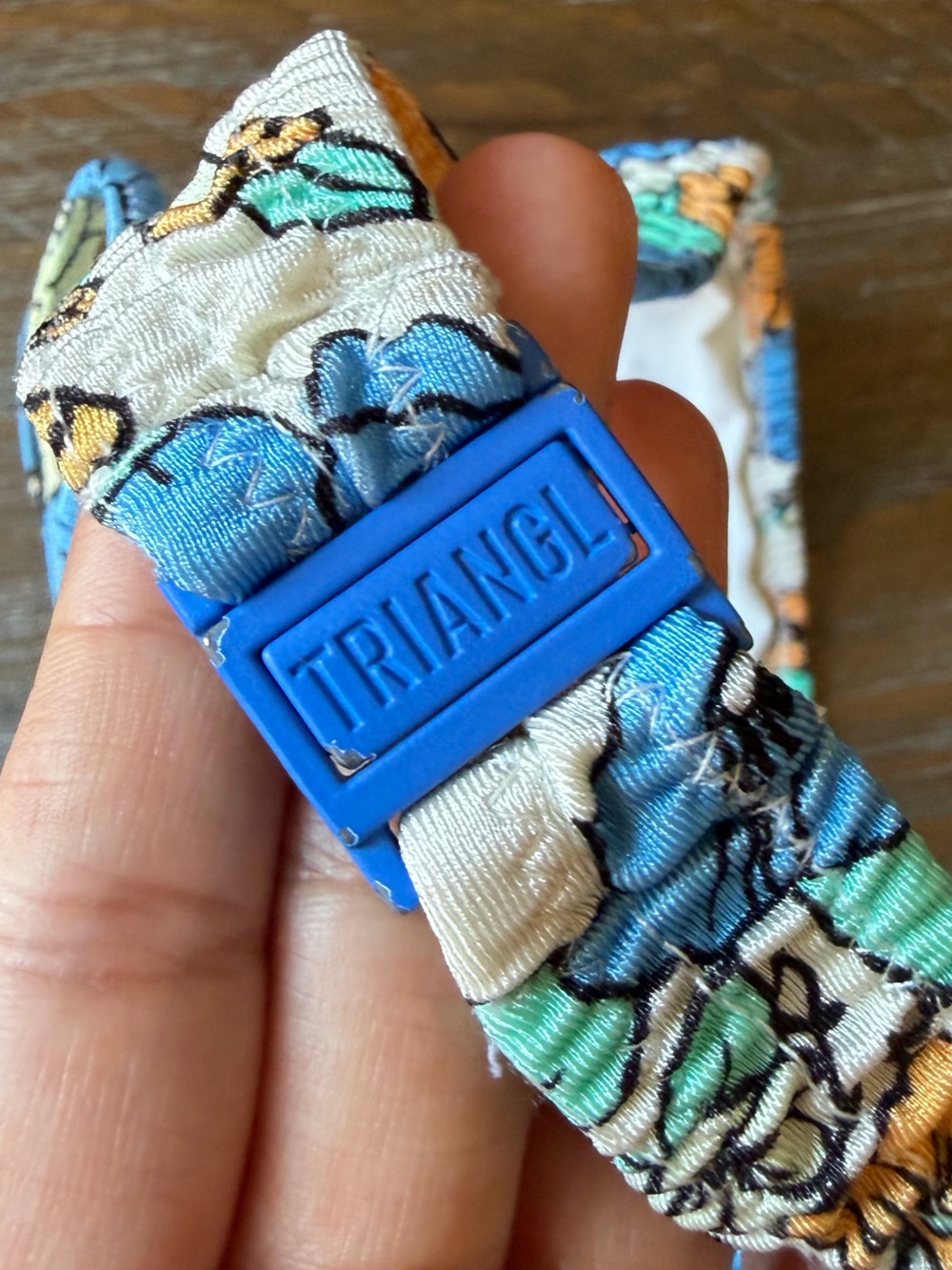 Triangl Inesa Azure Floral Bikini Top‎ - Picture 5 of 6